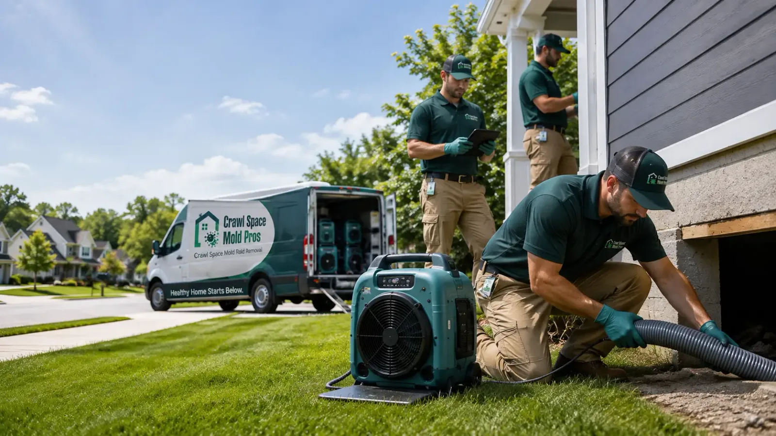 Crawl Space Mold Removal in Callahan, CA